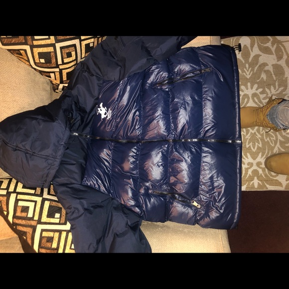 Blue Mens or Woman’s Polo Puffer Brand New Size XL - Picture 1 of 2